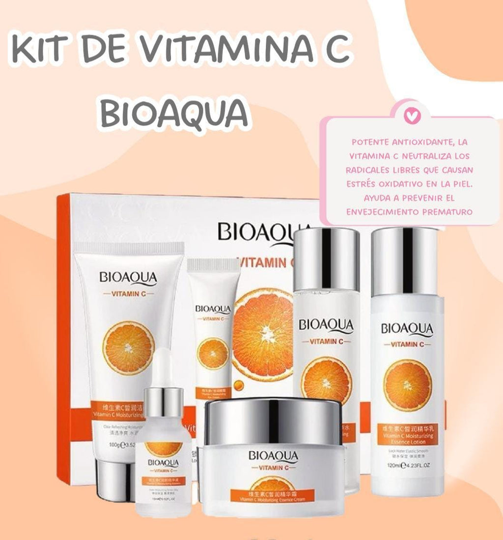 Kit Vitamina C Bioaqua - Caja de Lujo