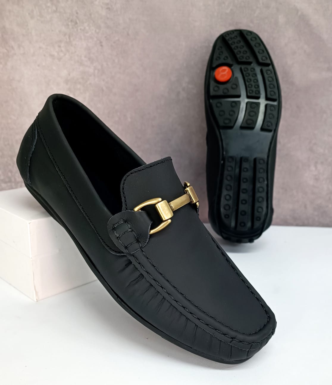 Mocasines Para Caballero En Cuero