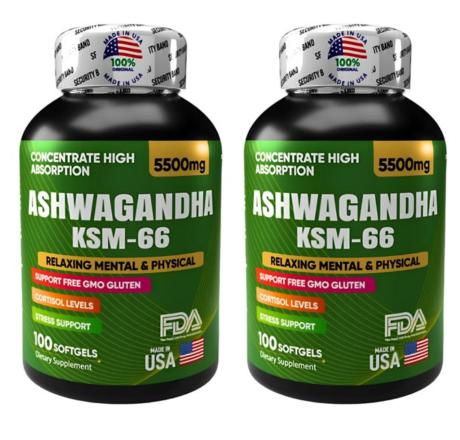 Ashwagandha KSM66 - Combo con 2 unidades