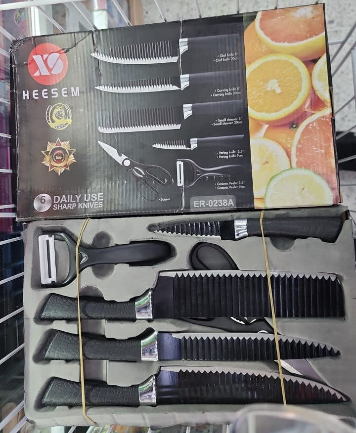 Set De Cuchillos X6