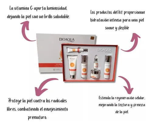 Kit Vitamina C Bioaqua - Caja de Lujo