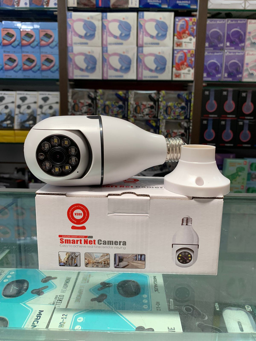 Cámara De Seguridad IP Wifi Bombillo 360