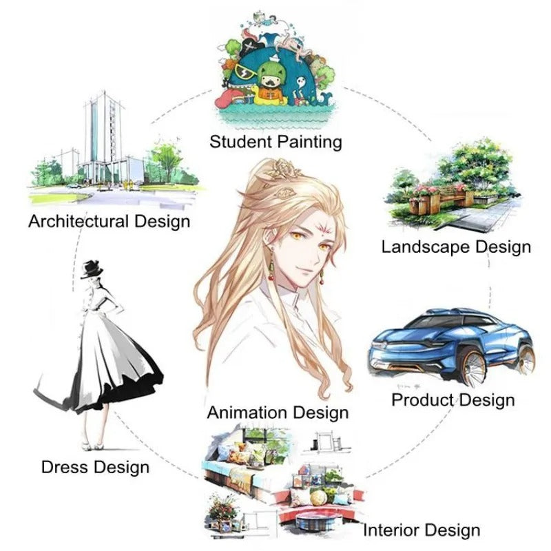 Set de Marcadores de 168 piezas